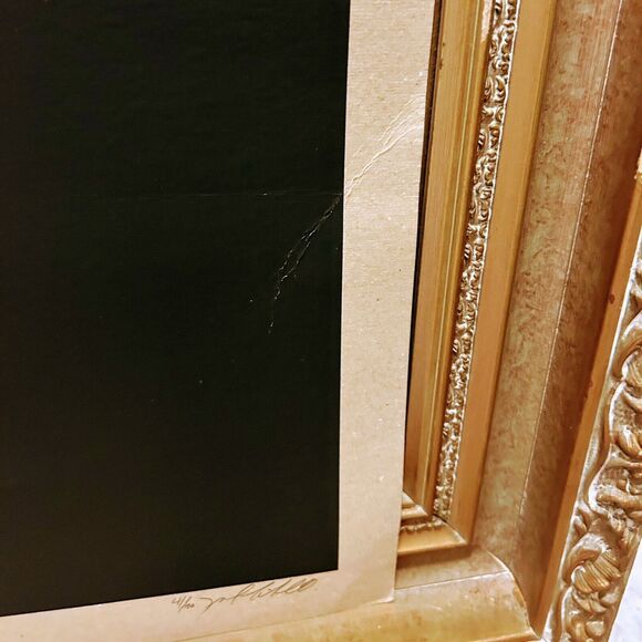 Jeral Tidwell Print Winged Skull Signed and Numbered Humantree - Picture 8 of 10